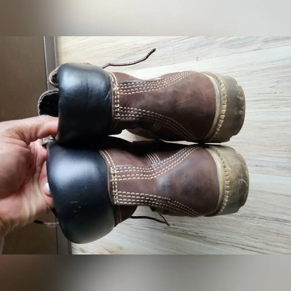 Timberland Chocolate Brown Waterproof Boots Size 8.5M Women